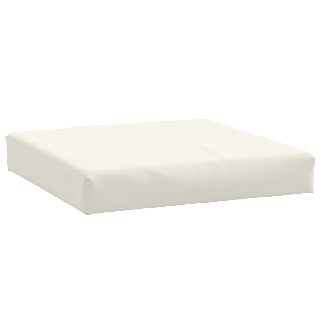 Vidaxx coussin palette 60x60x10 cm tissu mélangé crème