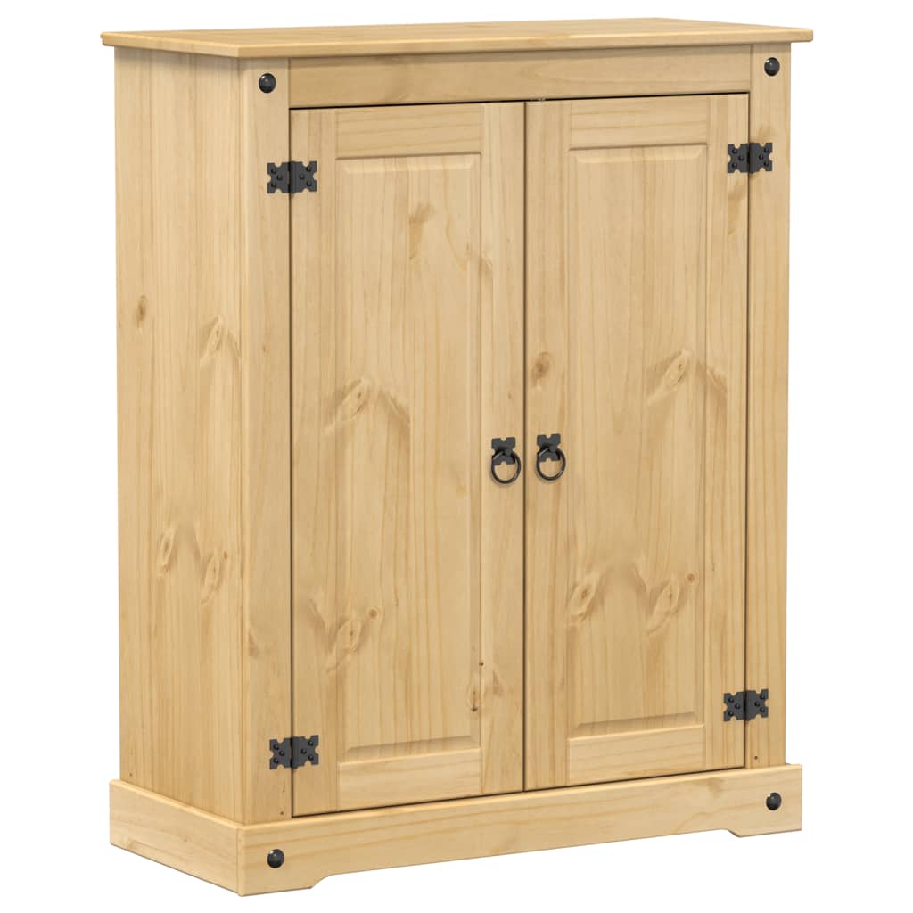VidaXL Armoire à chaussures Corona 86x38,5x108 cm bois de pin massif