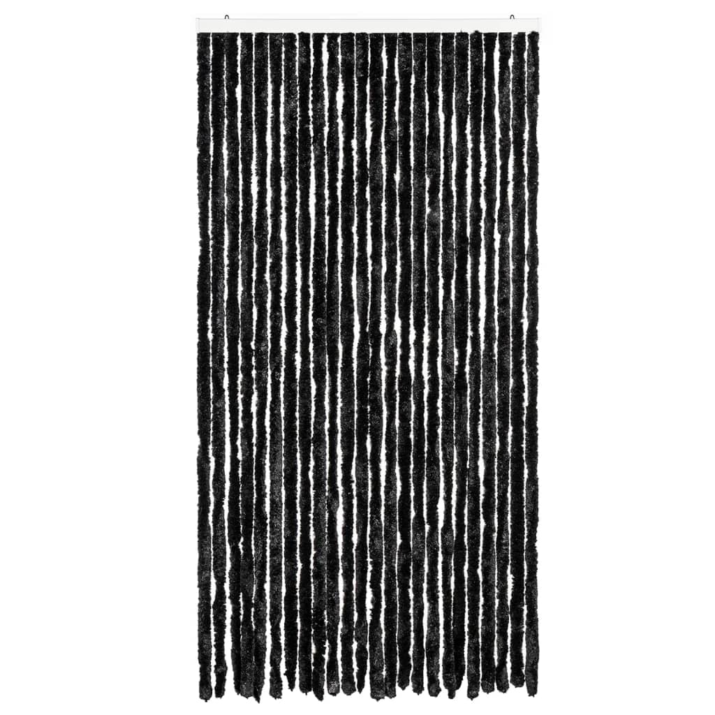 Vidaxx rideau anti-mouches 100x230 cm chenille anthracite