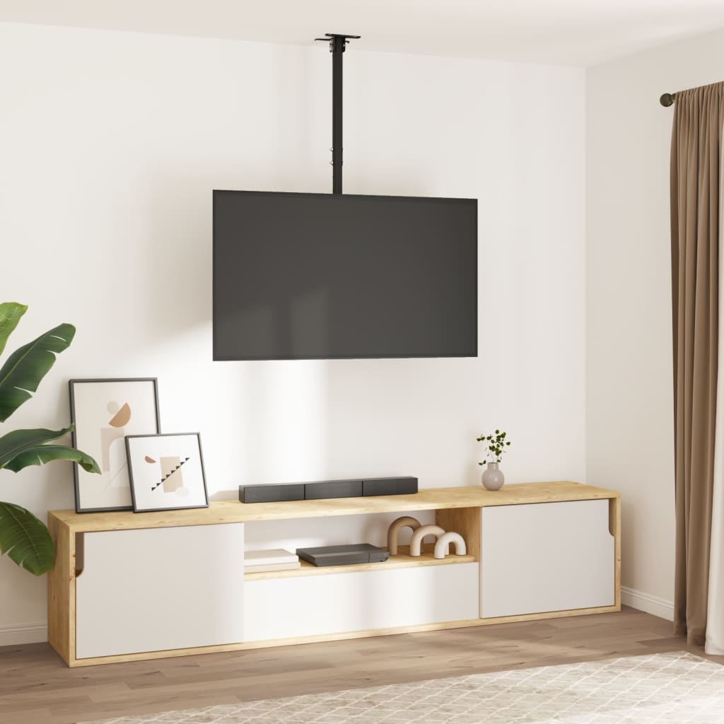 VidaXL support plafond TV écran 32-65 pouces 40 kg Max VESA 400x400 cm