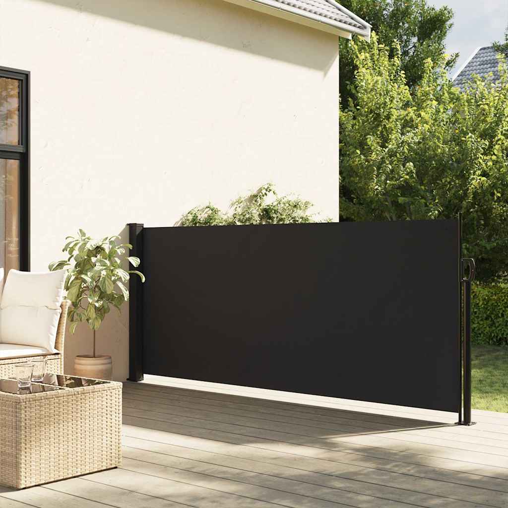 Vidaxx pare-vent extensible 100x300 cm noir