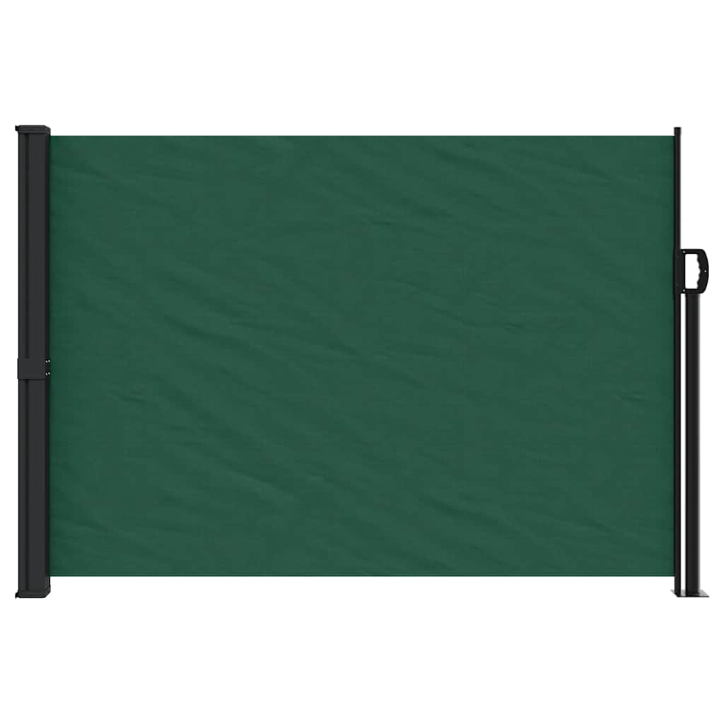 VidaXL Pare-vent extensible 140x300 cm vert foncé