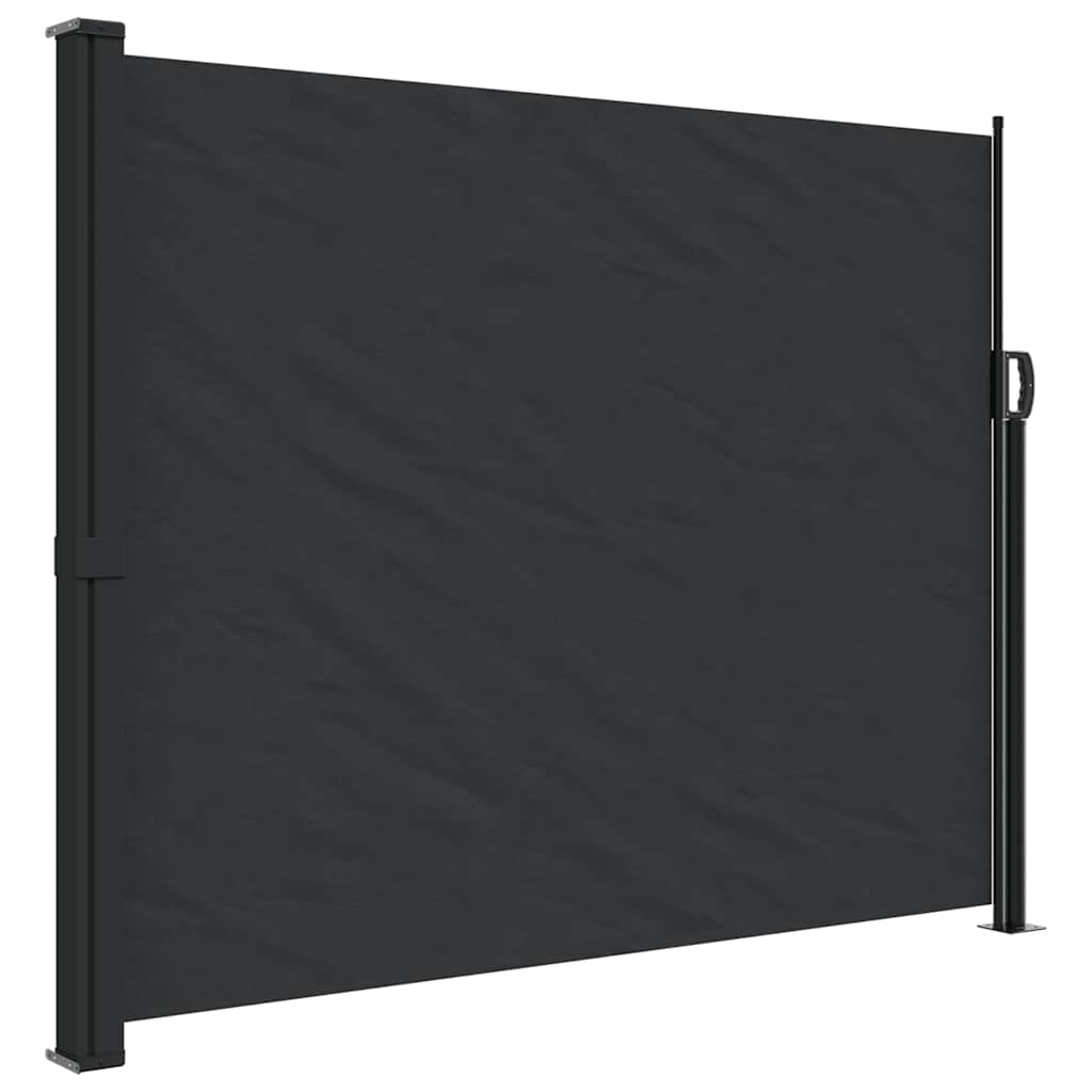 Vidaxx pare-vent extensible 160x300 cm noir