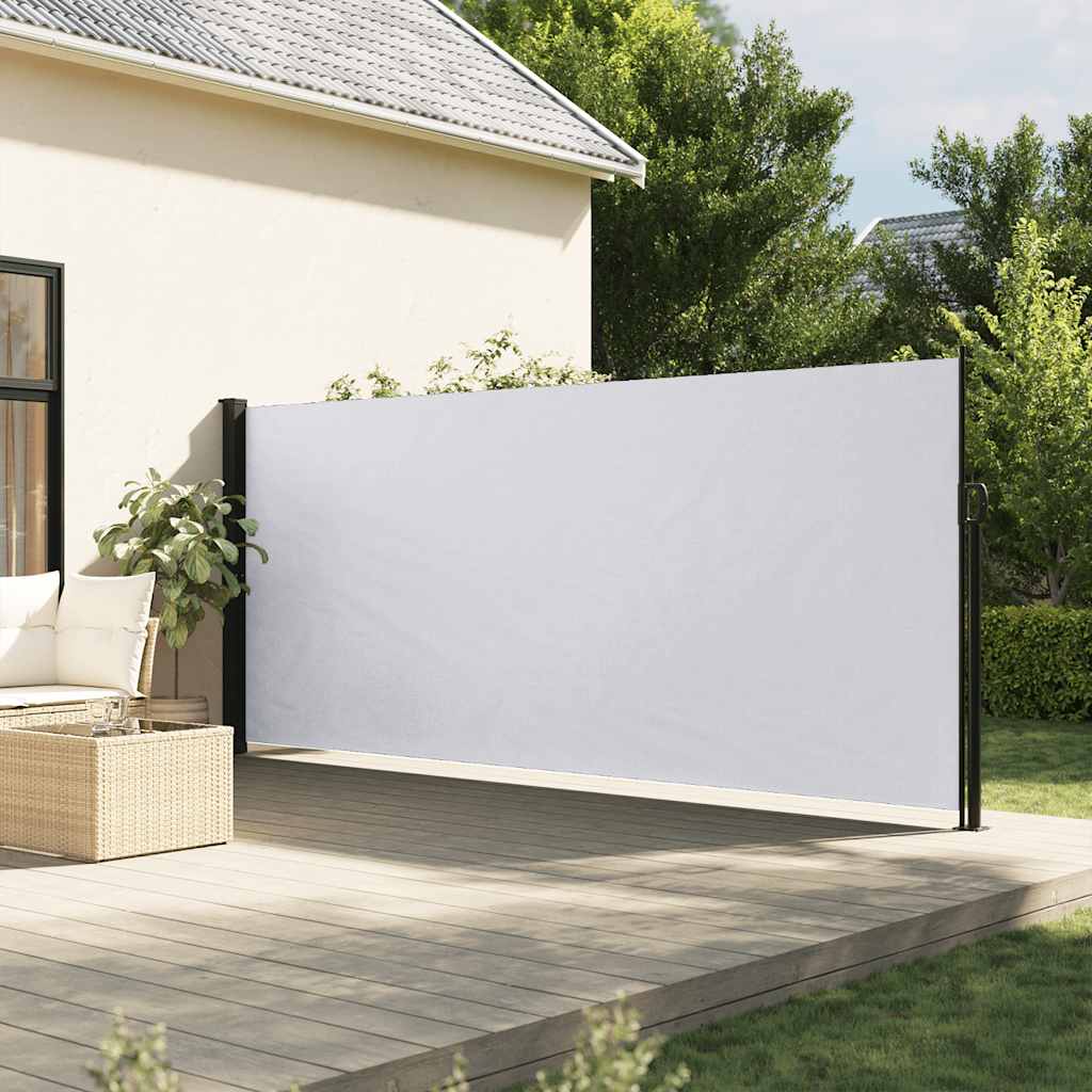 Vidaxx pare-vent rétractable 170x300 cm blanc