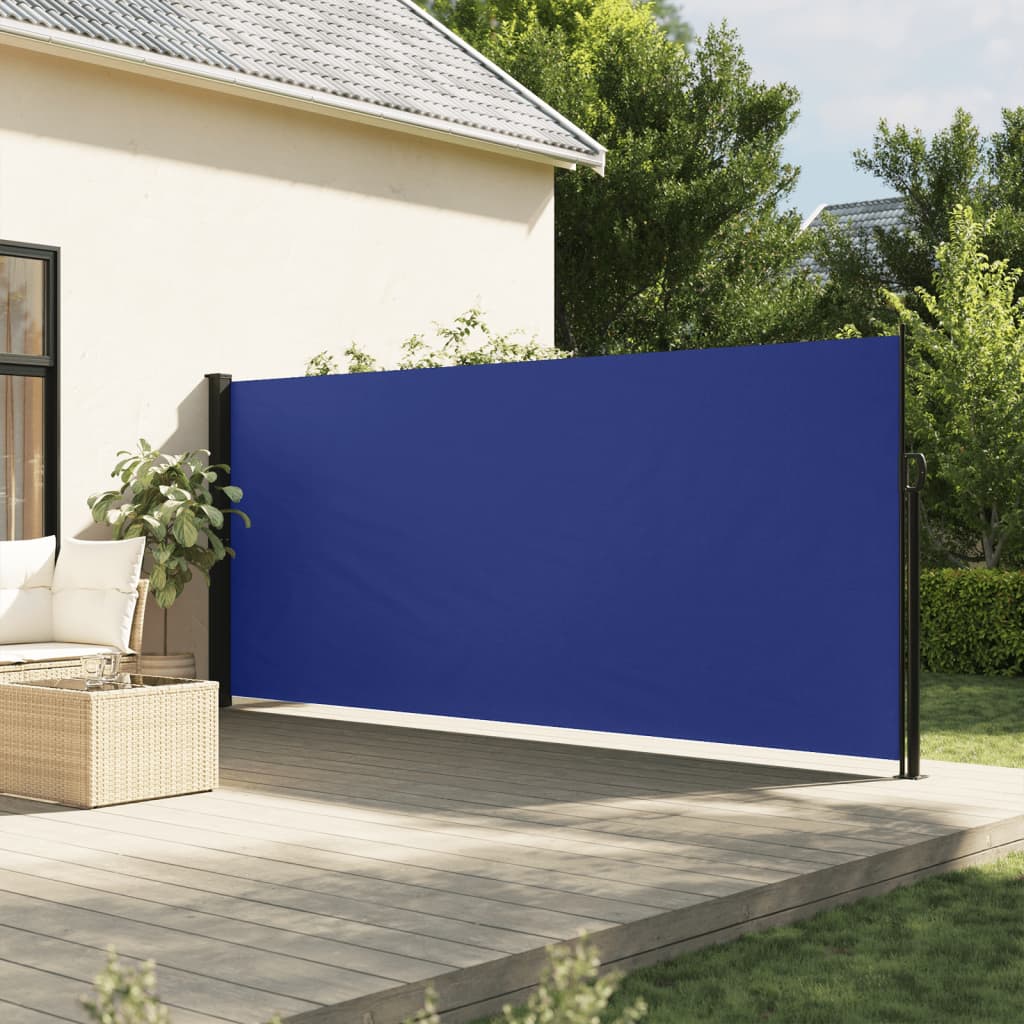 Vidaxx pare-vent extensible 180x300 cm bleu