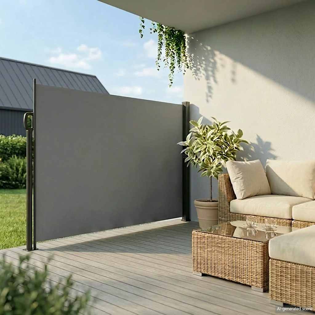 Vidaxx pare-vent extensible 200x300 cm anthracite