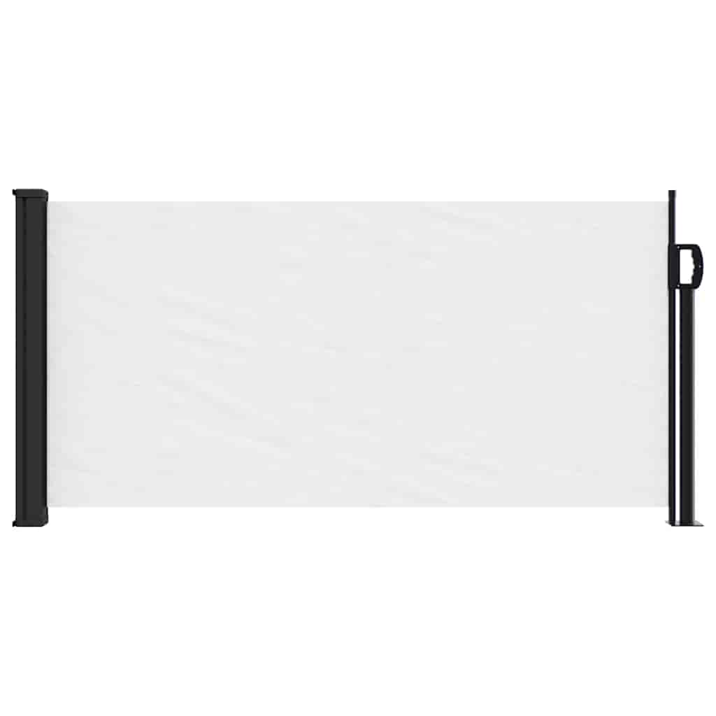 Vidaxx pare-vent extensible 100x500 cm blanc