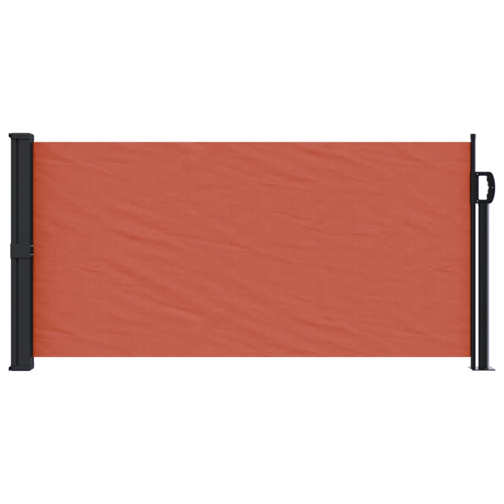 Vidaxx pare-vent extensible 100x500 cm terre cuite