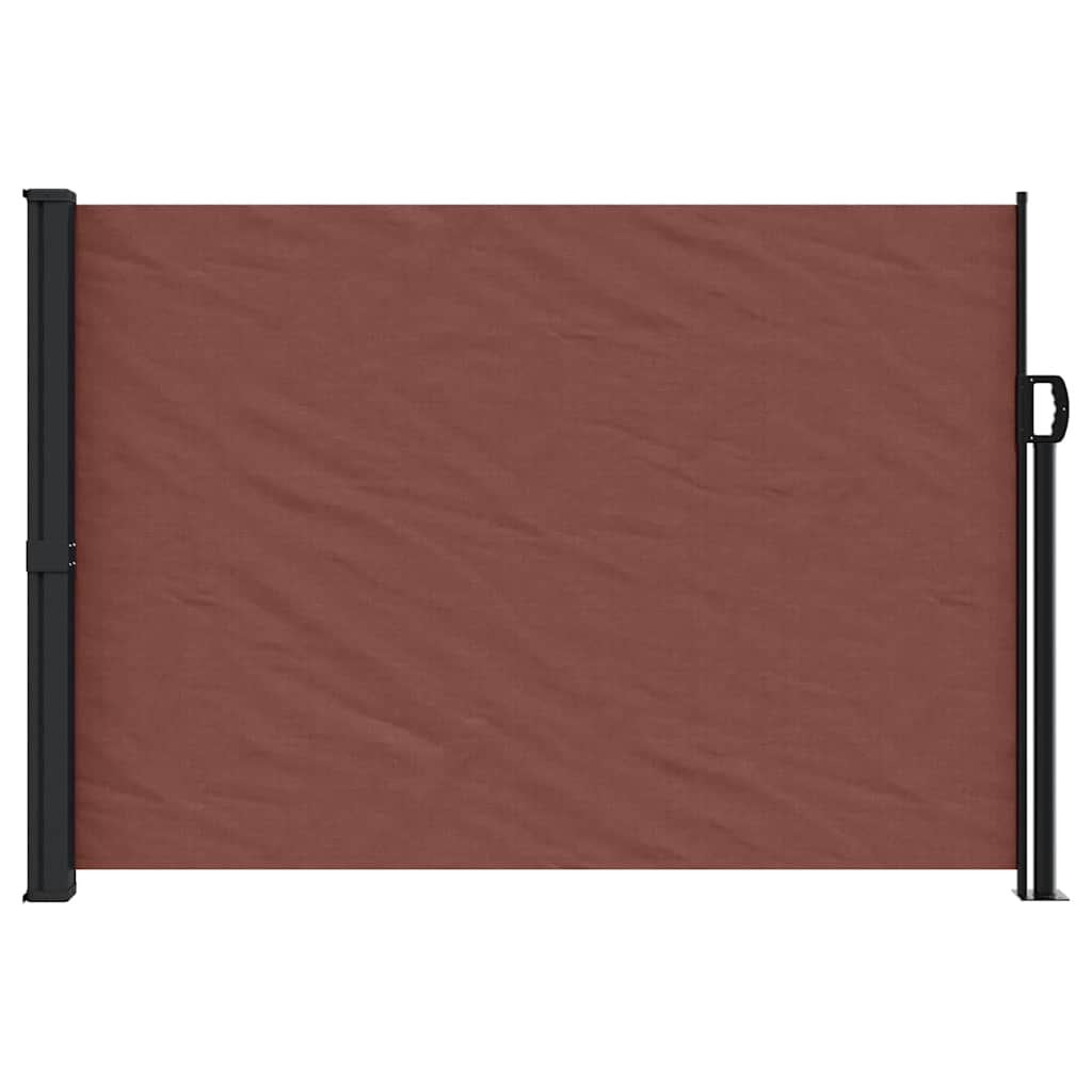 Vidaxx pare-vent extensible 140x500 cm marron