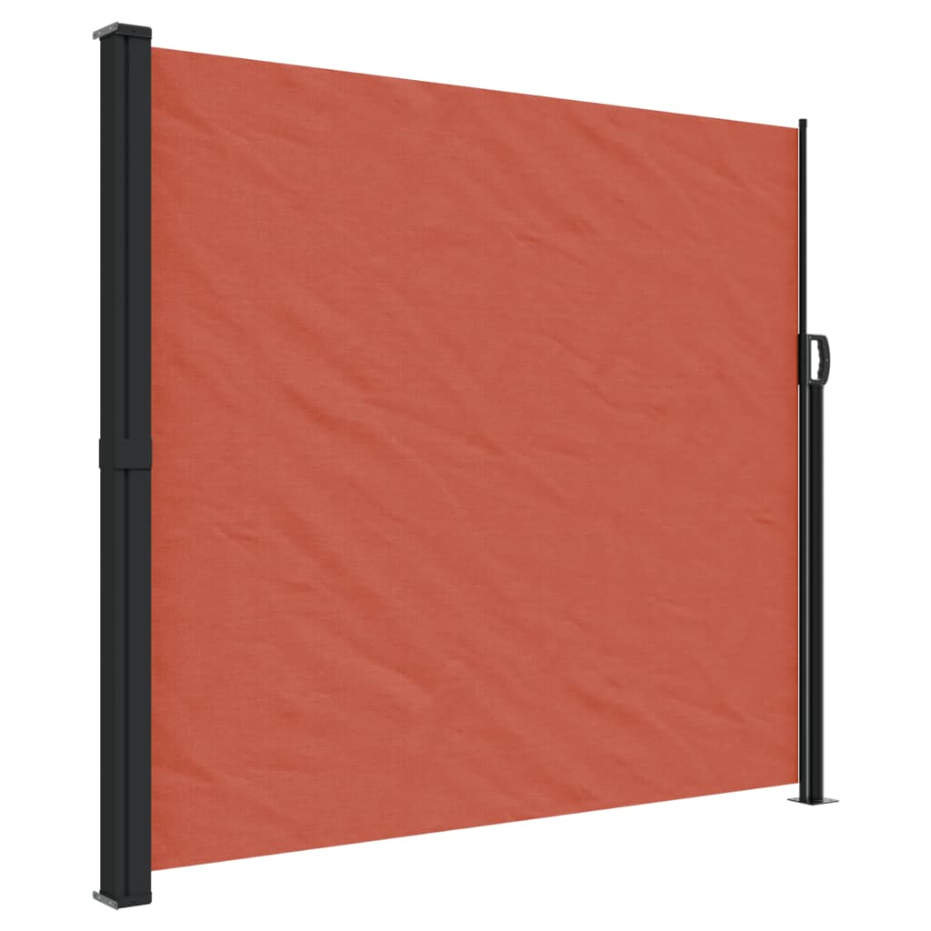 Vidaxx pare-vent extensible 180x500 cm terre cuite