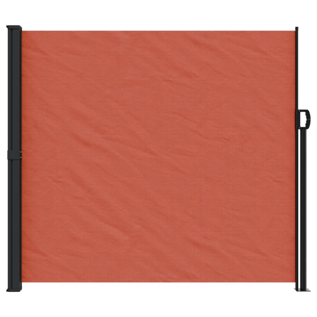 Vidaxx pare-vent extensible 180x500 cm terre cuite