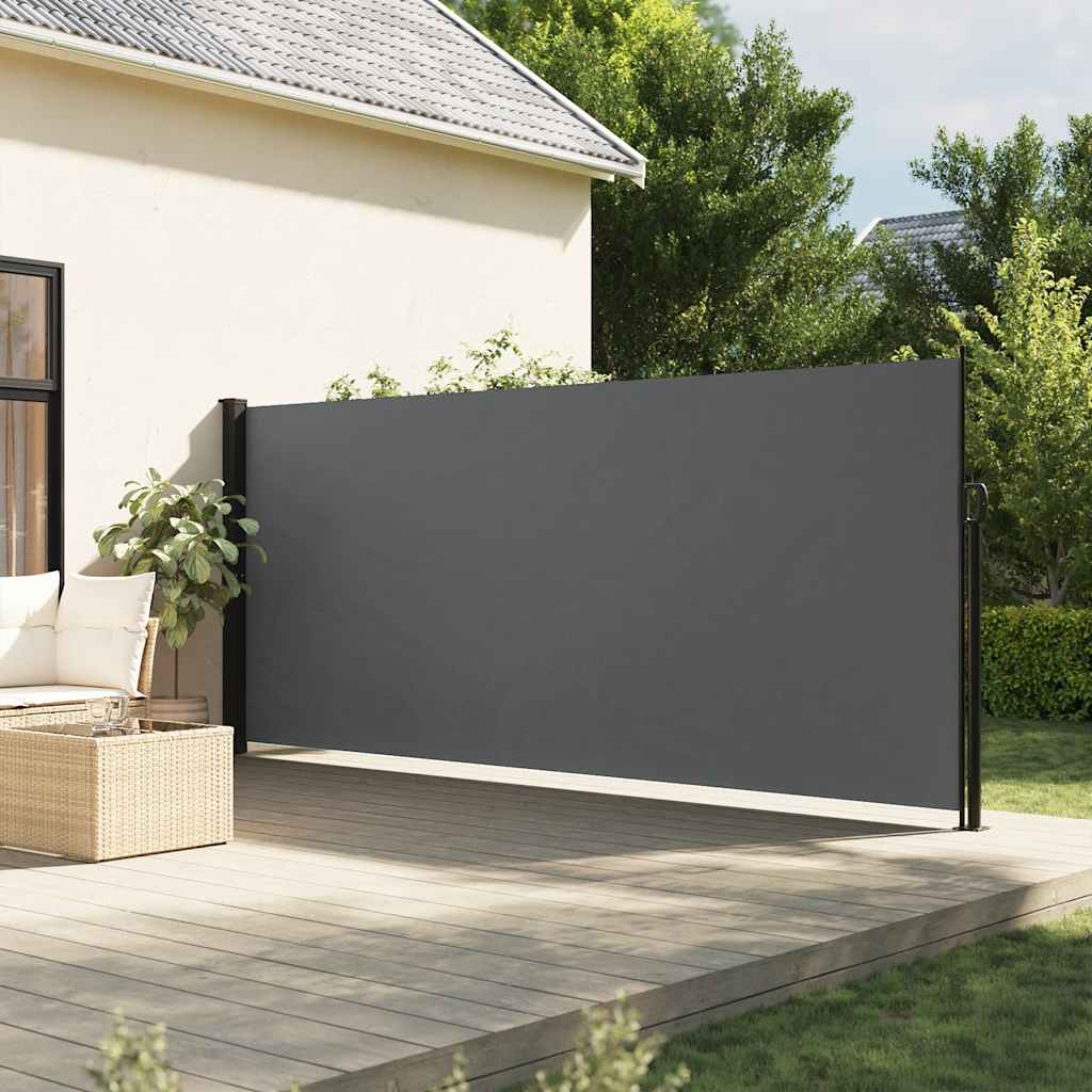 Vidaxx pare-vent extensible 180x500 cm anthracite