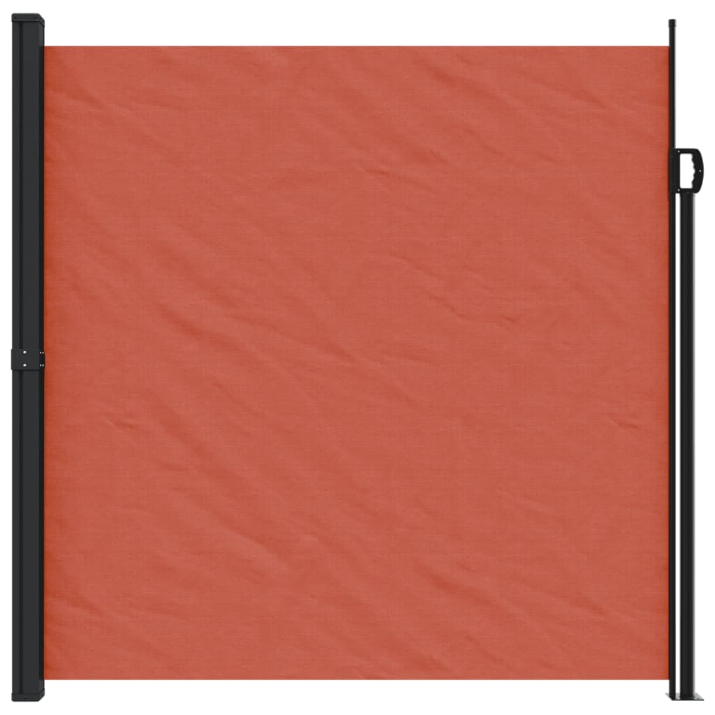 Vidaxx pare-vent extensible 200x500 cm terre cuite