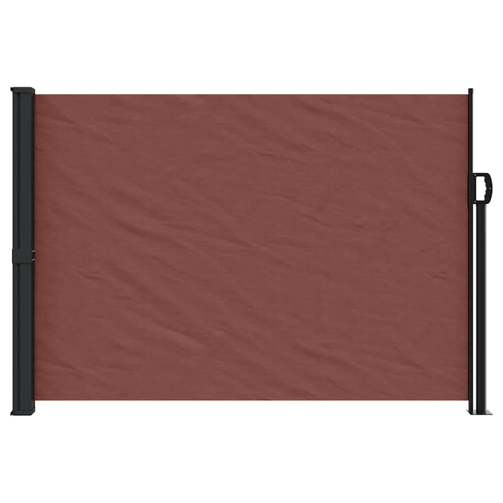Vidaxx pare-vent extensible 140x600 cm marron