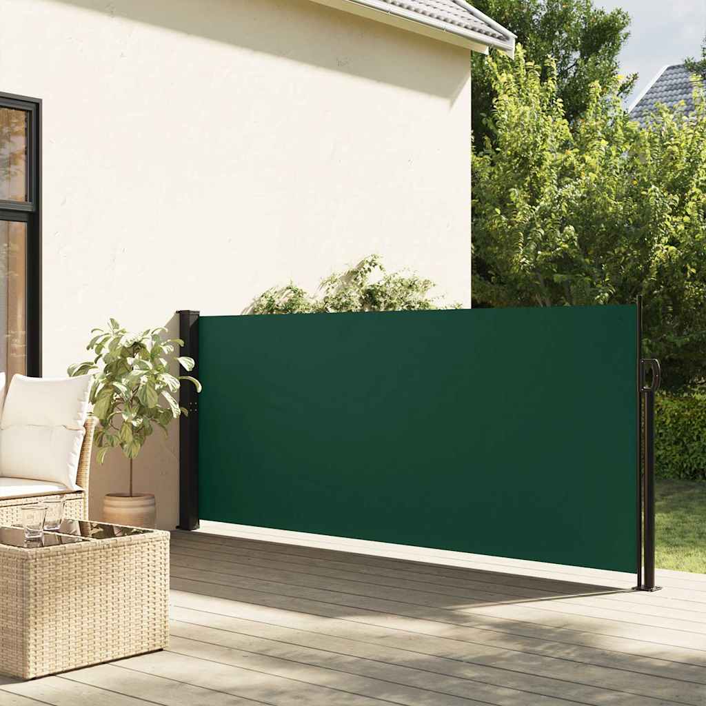 Vidaxx paravent de jardin extensible 140x600 cm vert foncé