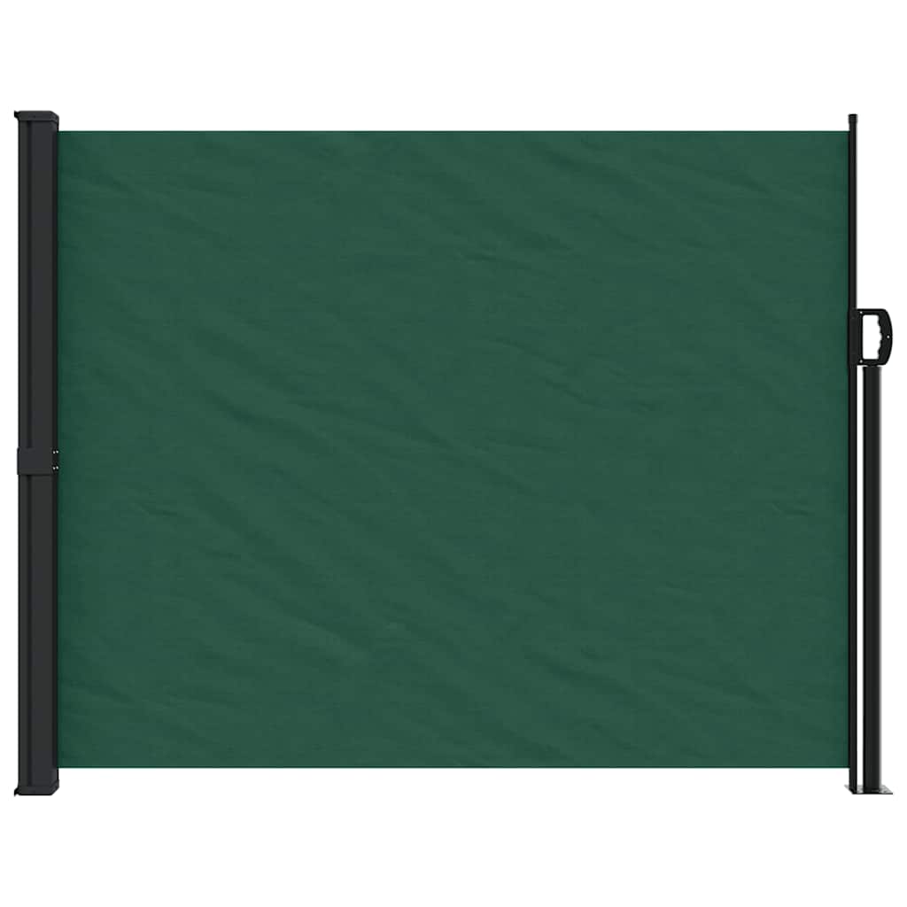 Vidaxx pare-vent extensible 160x600 cm vert foncé