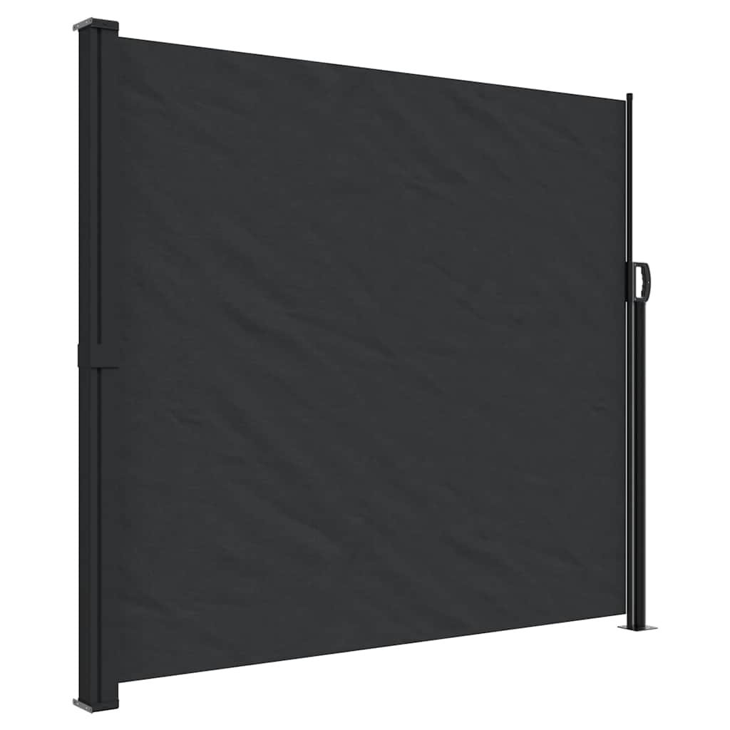 Vidaxx pare-vent extensible 180x600 cm noir
