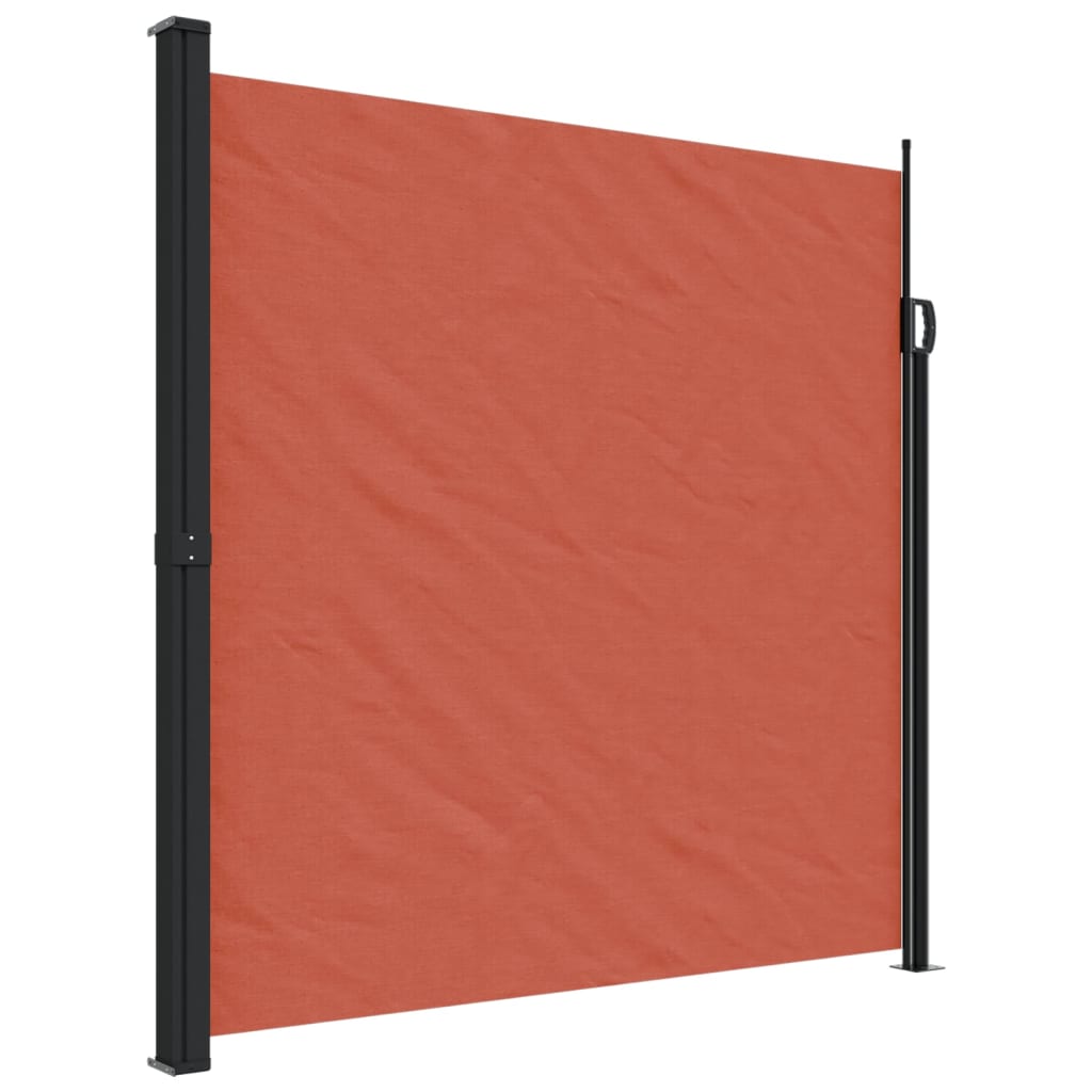 Vidaxx pare-vent extensible 200x600 cm terre cuite