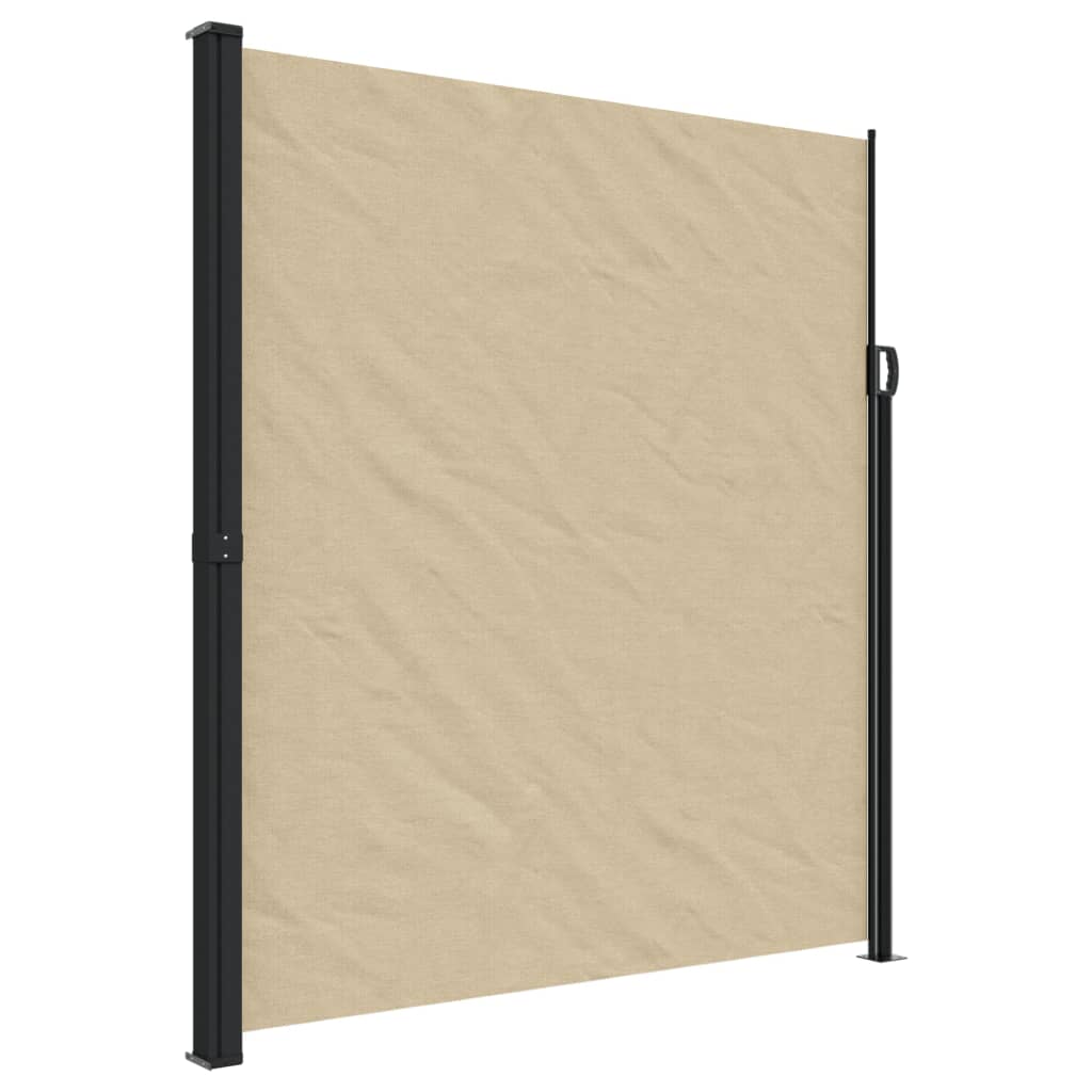 VidaXL Pare-vent extensible 220x600 cm beige