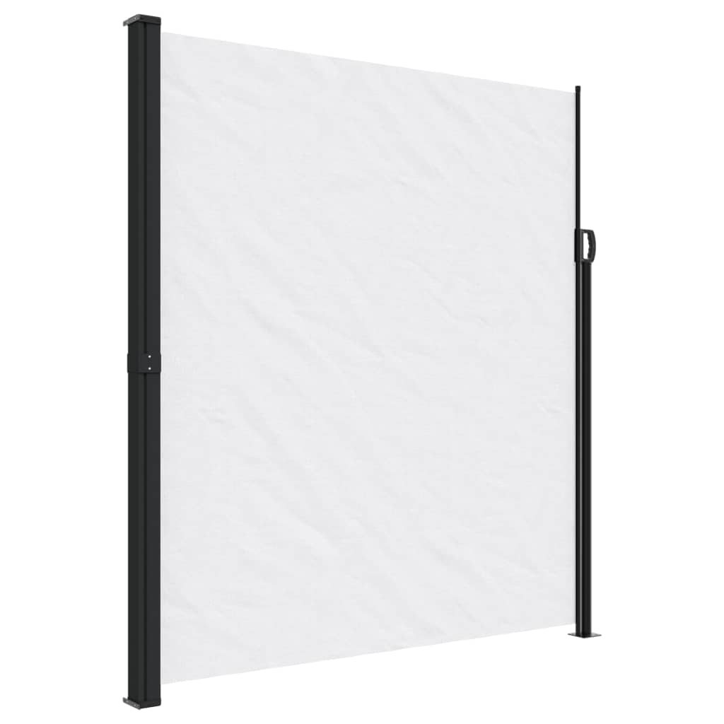 VidaXL Pare-vent extensible 220x600 cm blanc
