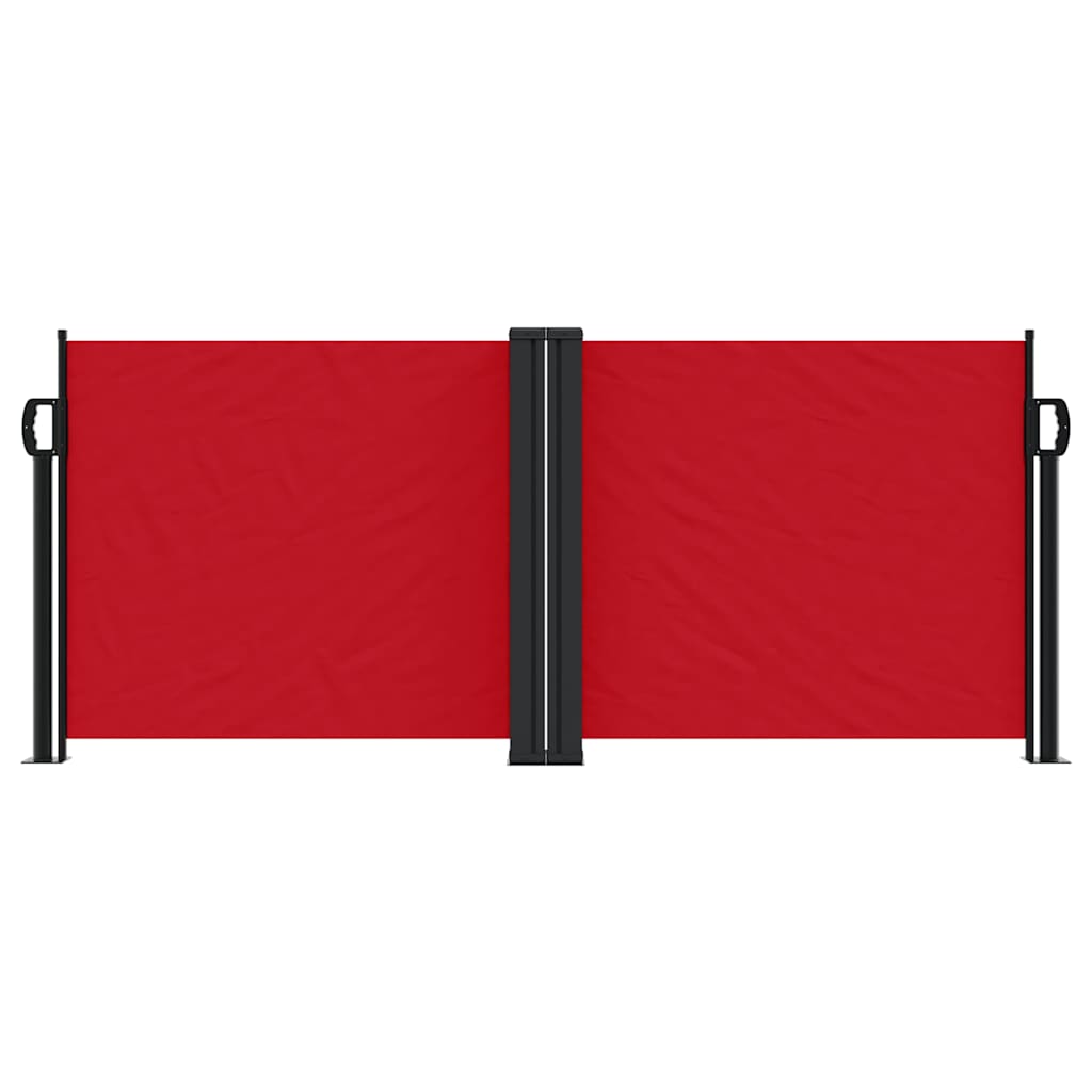 Vidaxx pare-vent extensible 100x600 cm rouge