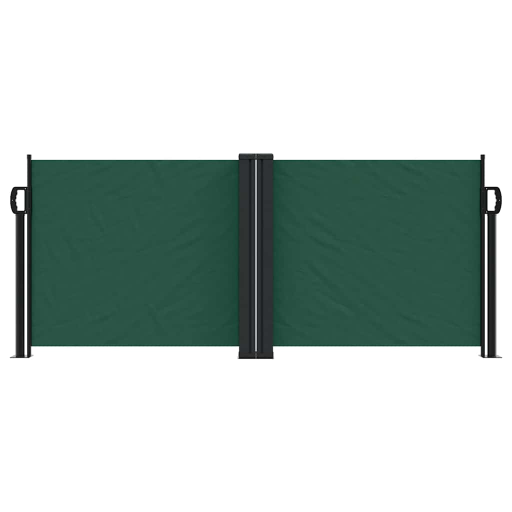 Vidaxx pare-vent extensible 100x600 cm vert foncé