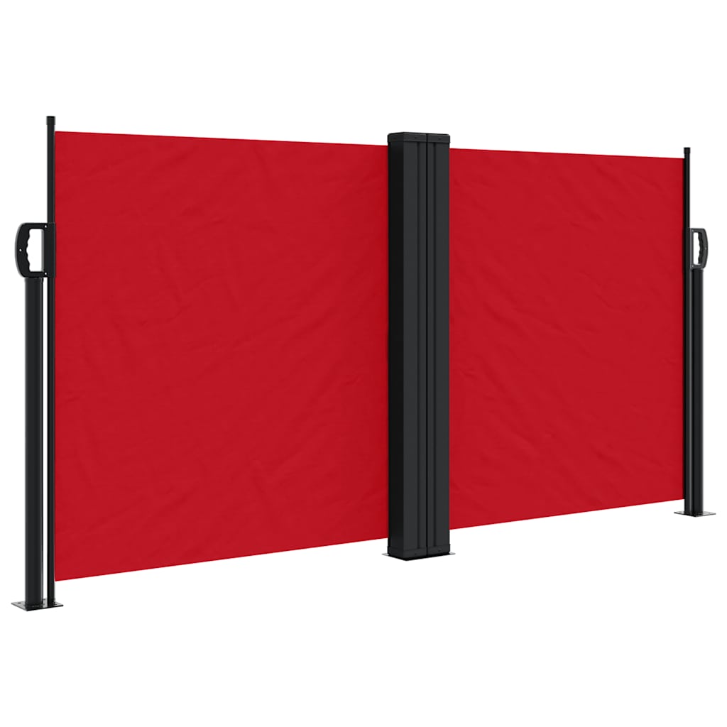 Vidaxx pare-vent extensible 120x600 cm rouge