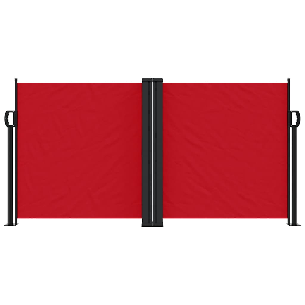 Vidaxx pare-vent extensible 120x600 cm rouge