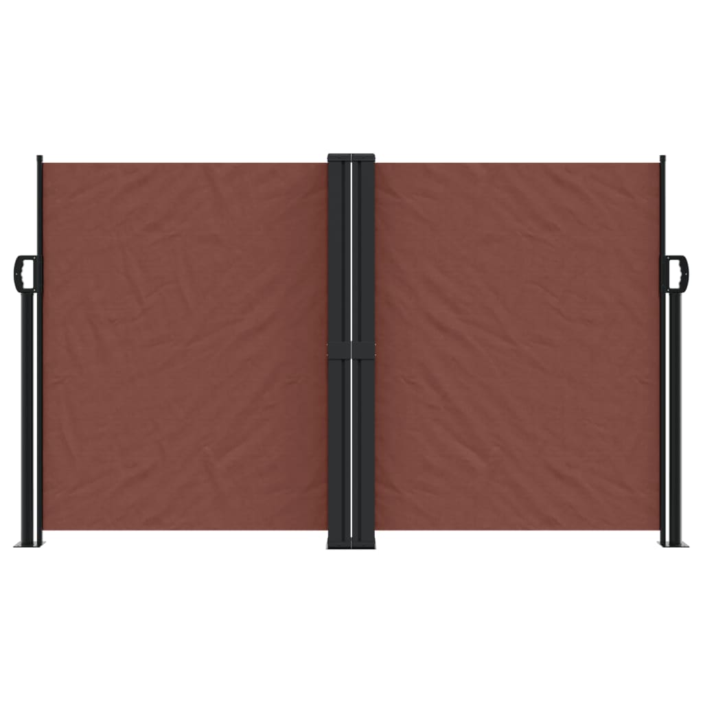 Vidaxx pare-vent extensible 140x600 cm marron