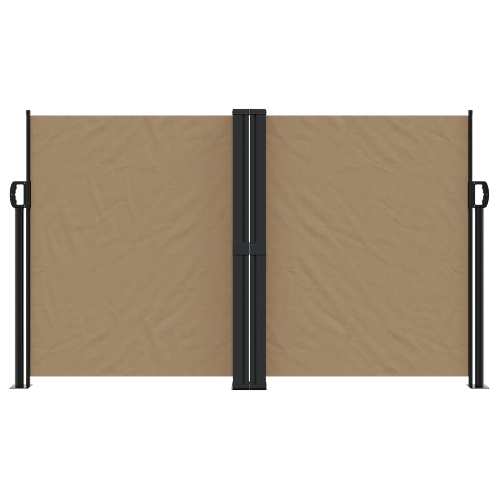 Vidaxx pare-vent extensible 140x600 cm taupe