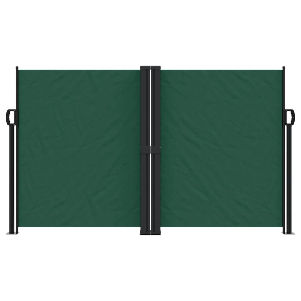 Vidaxx paravent de jardin extensible 140x600 cm vert foncé