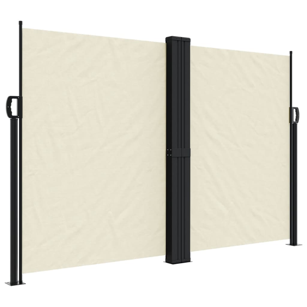 Vidaxx pare-vent extensible 160x600 cm couleur crème