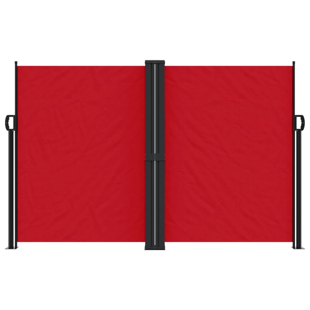Vidaxx pare-vent extensible 160x600 cm rouge