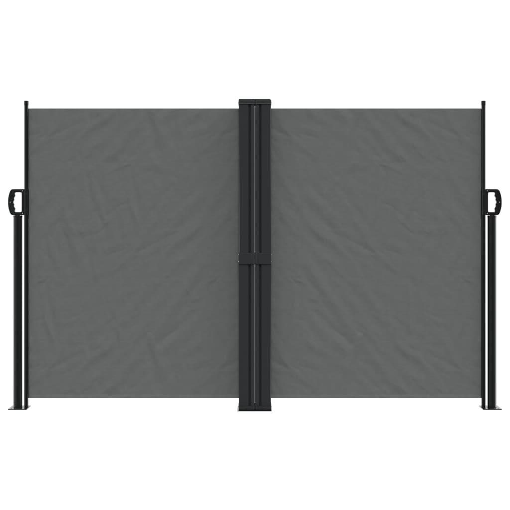 Vidaxx pare-vent extensible 160x600 cm anthracite