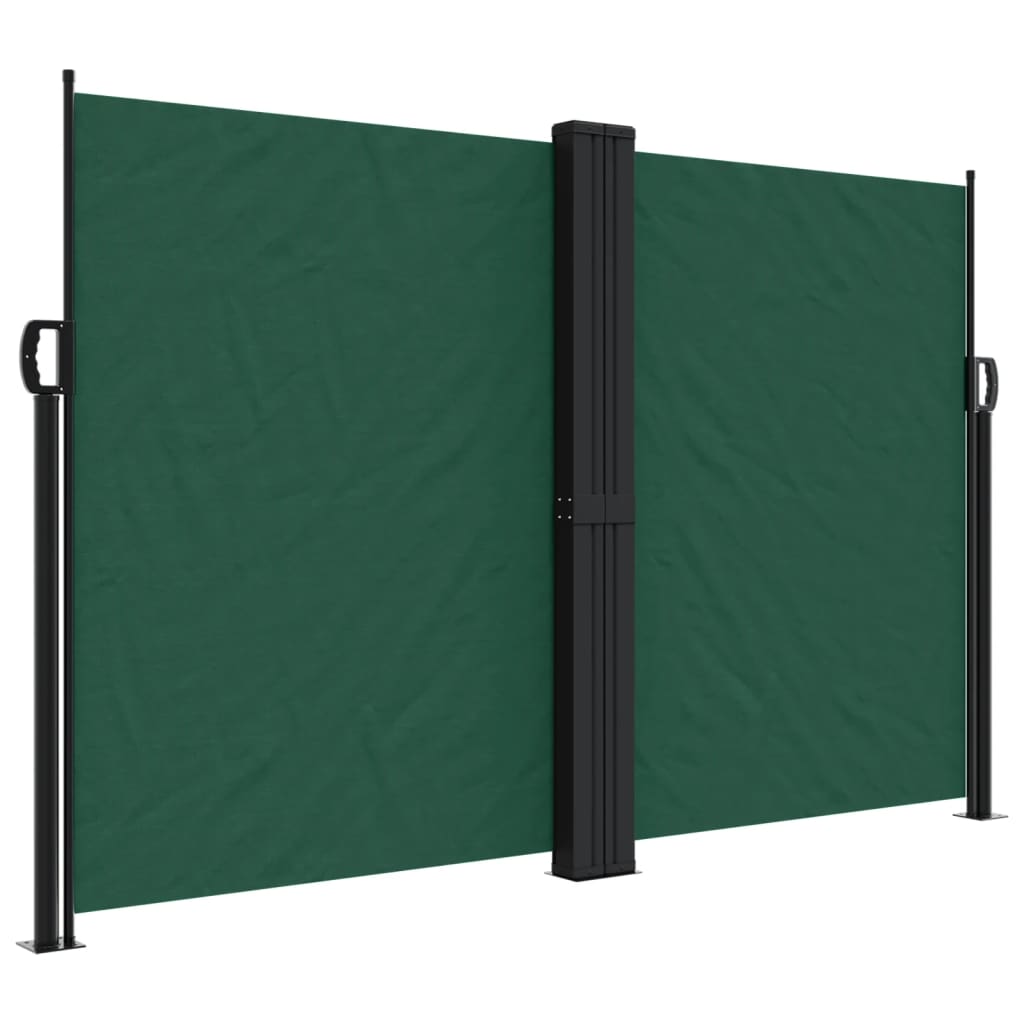 Vidaxx pare-vent extensible 160x600 cm vert foncé
