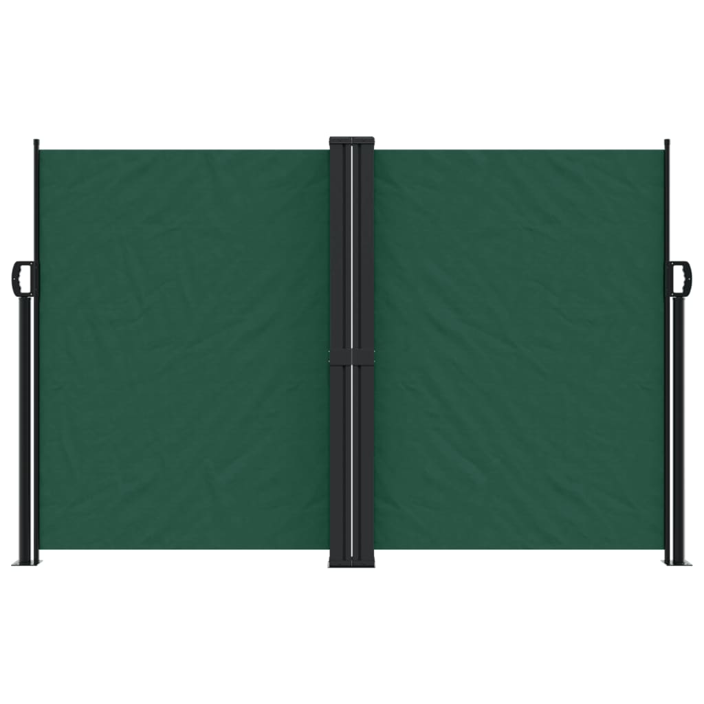 Vidaxx pare-vent extensible 160x600 cm vert foncé