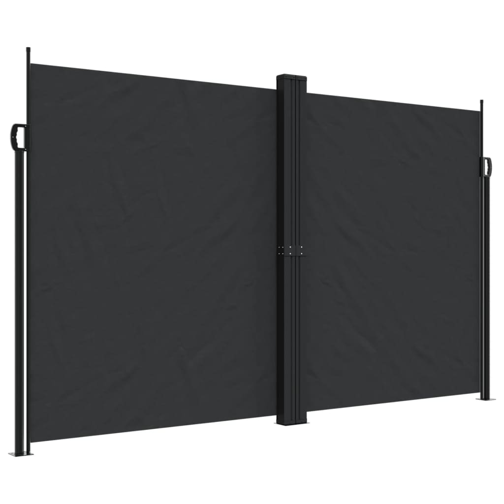 Vidaxx pare-vent extensible 200x600 cm noir