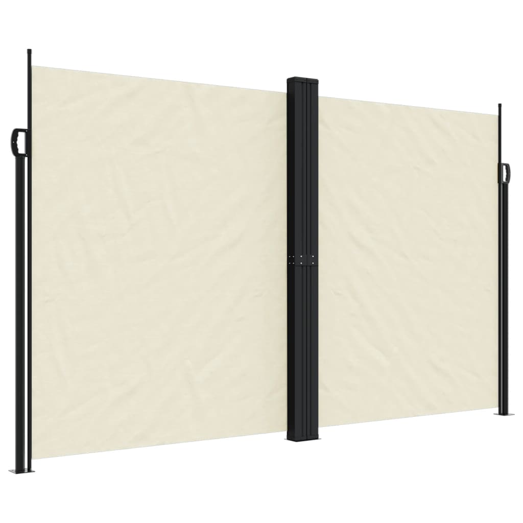 Vidaxx pare-vent extensible 200x600 cm couleur crème