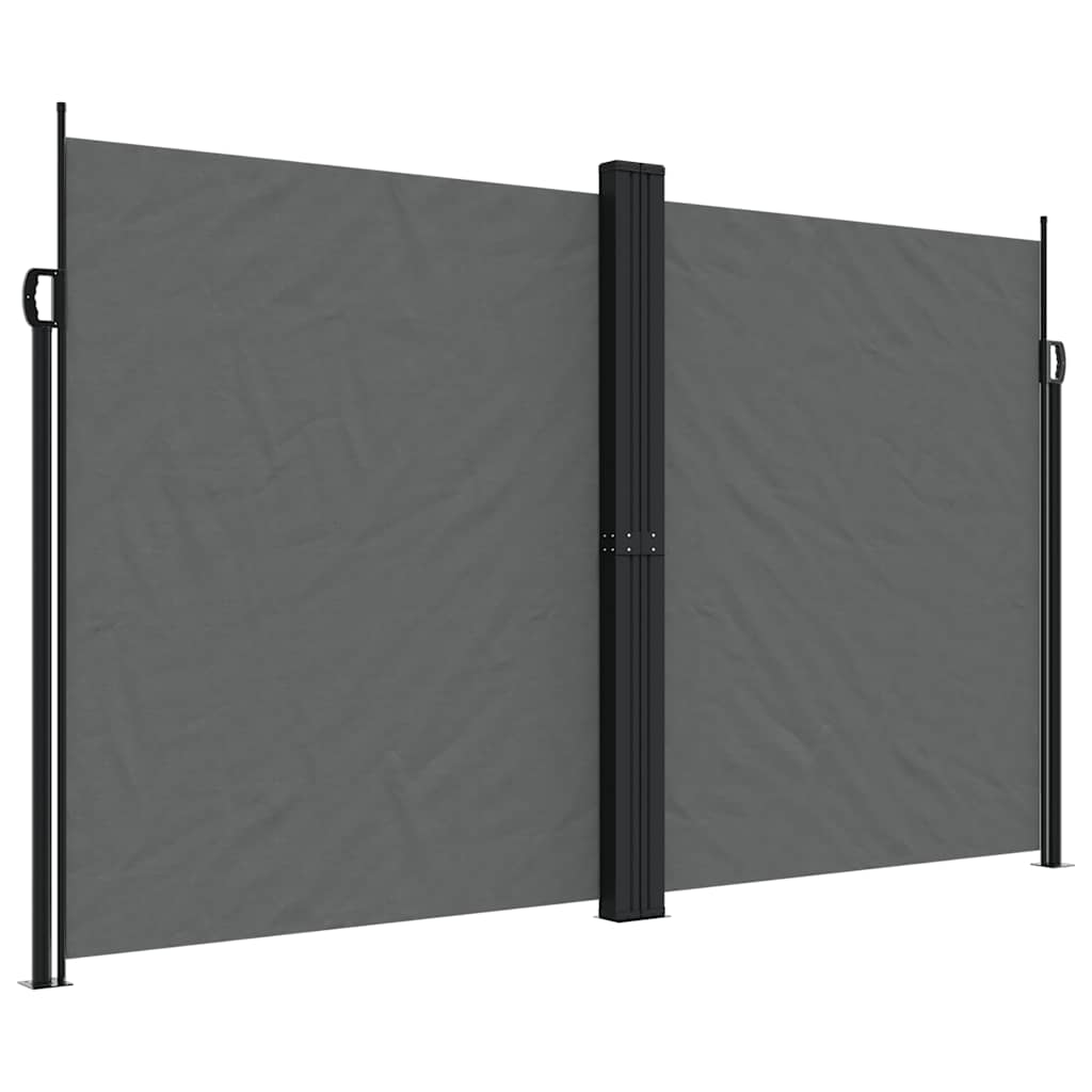 Vidaxx pare-vent extensible 200x600 cm anthracite