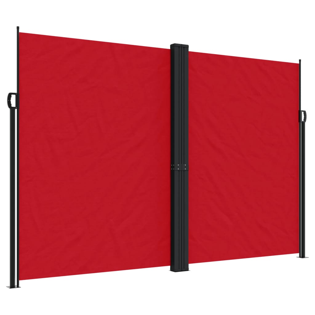 Vidaxx pare-vent extensible 220x600 cm rouge