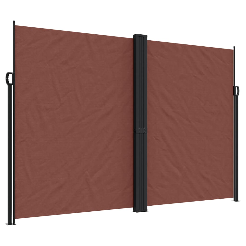 Vidaxx pare-vent extensible 220x600 cm marron