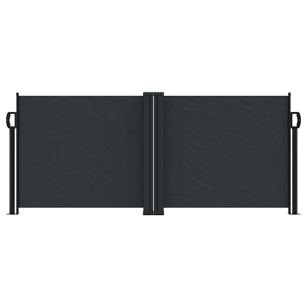 Vidaxx pare-vent extensible 100x1000 cm noir