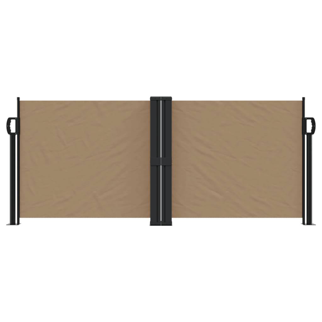 Vidaxx pare-vent extensible 100x1000 cm taupe