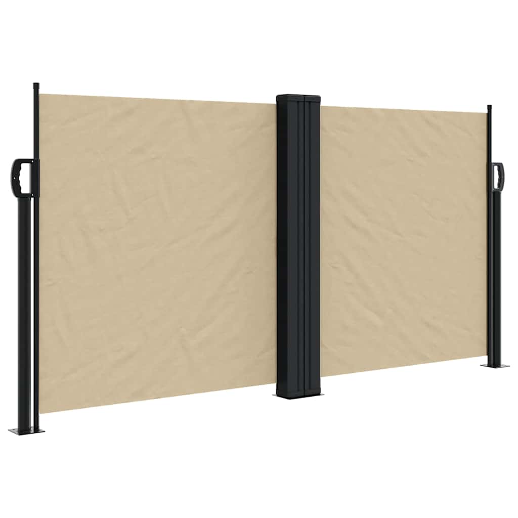 Vidaxx pare-vent extensible 120x1000 cm beige