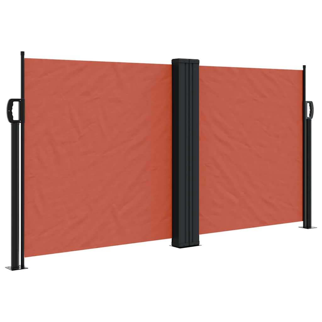 Vidaxx pare-vent extensible 120x1000 cm couleur terre cuite