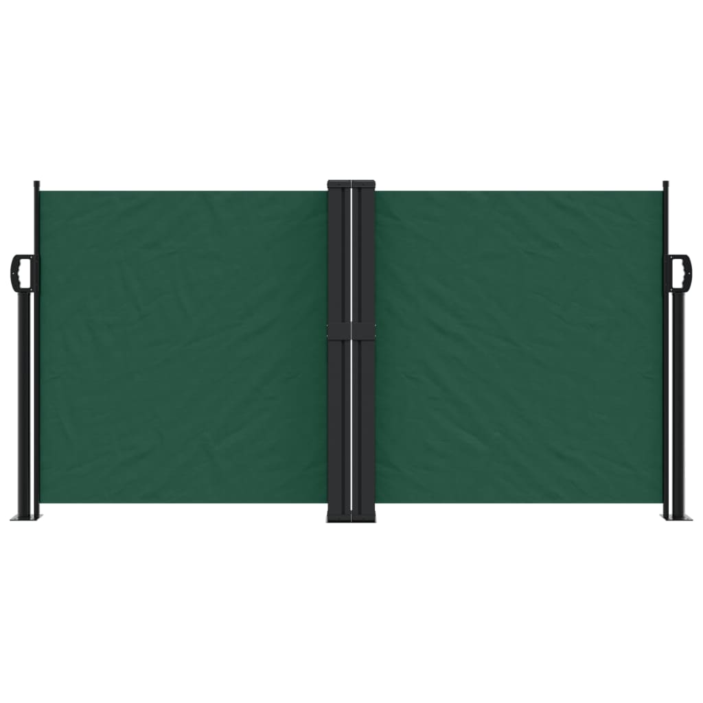 Vidaxx pare-vent extensible 120x1000 cm vert foncé