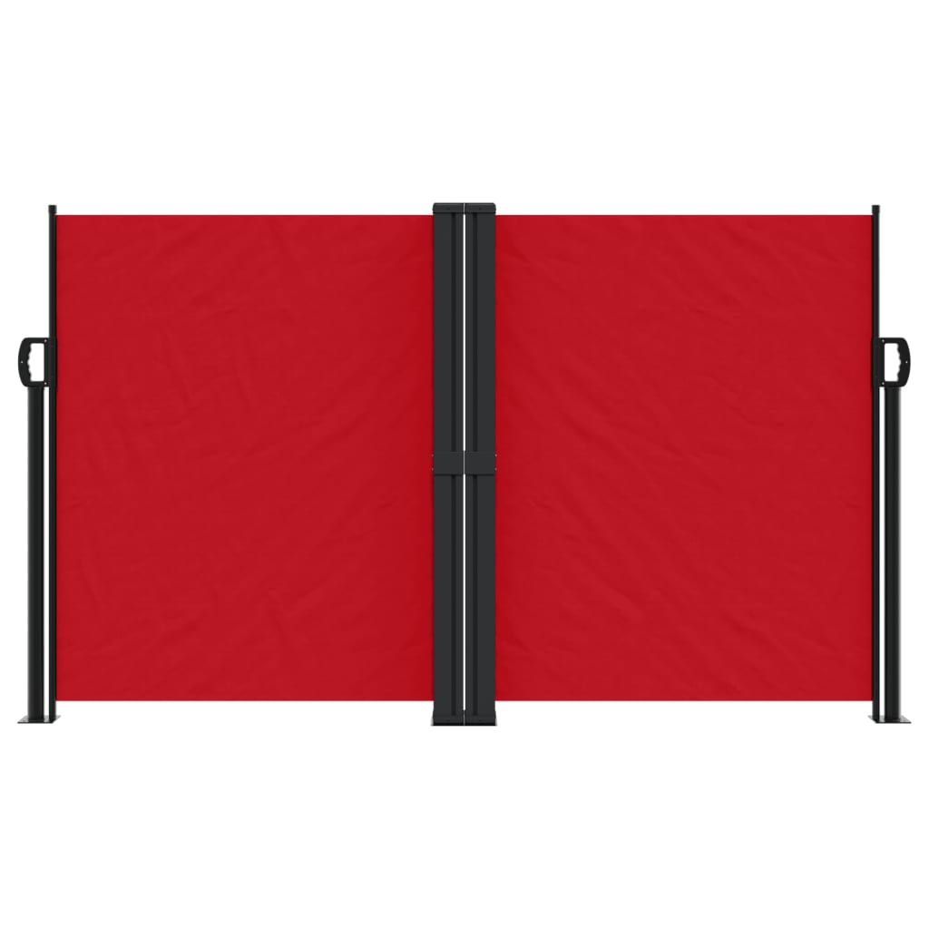 Vidaxx pare-vent extensible 140x1000 cm rouge