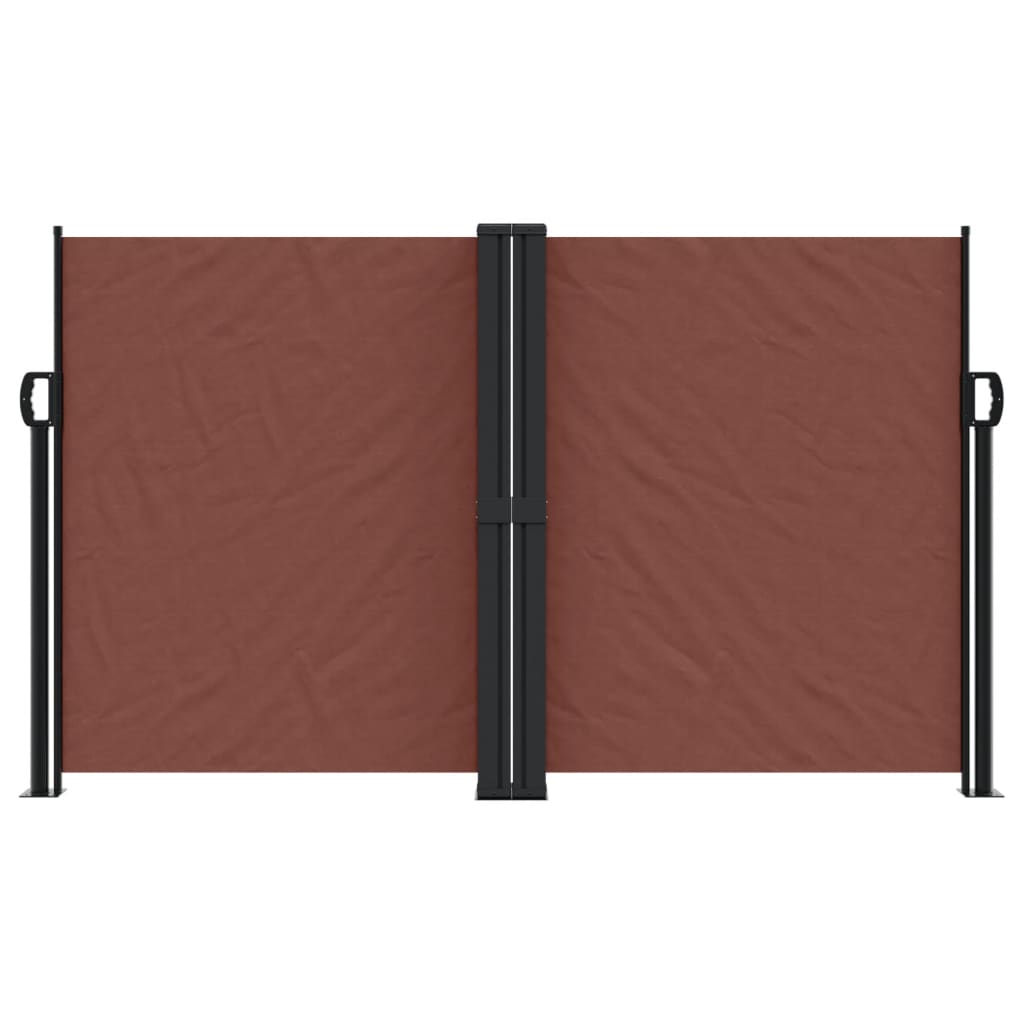 Vidaxx pare-vent extensible 140x1000 cm marron