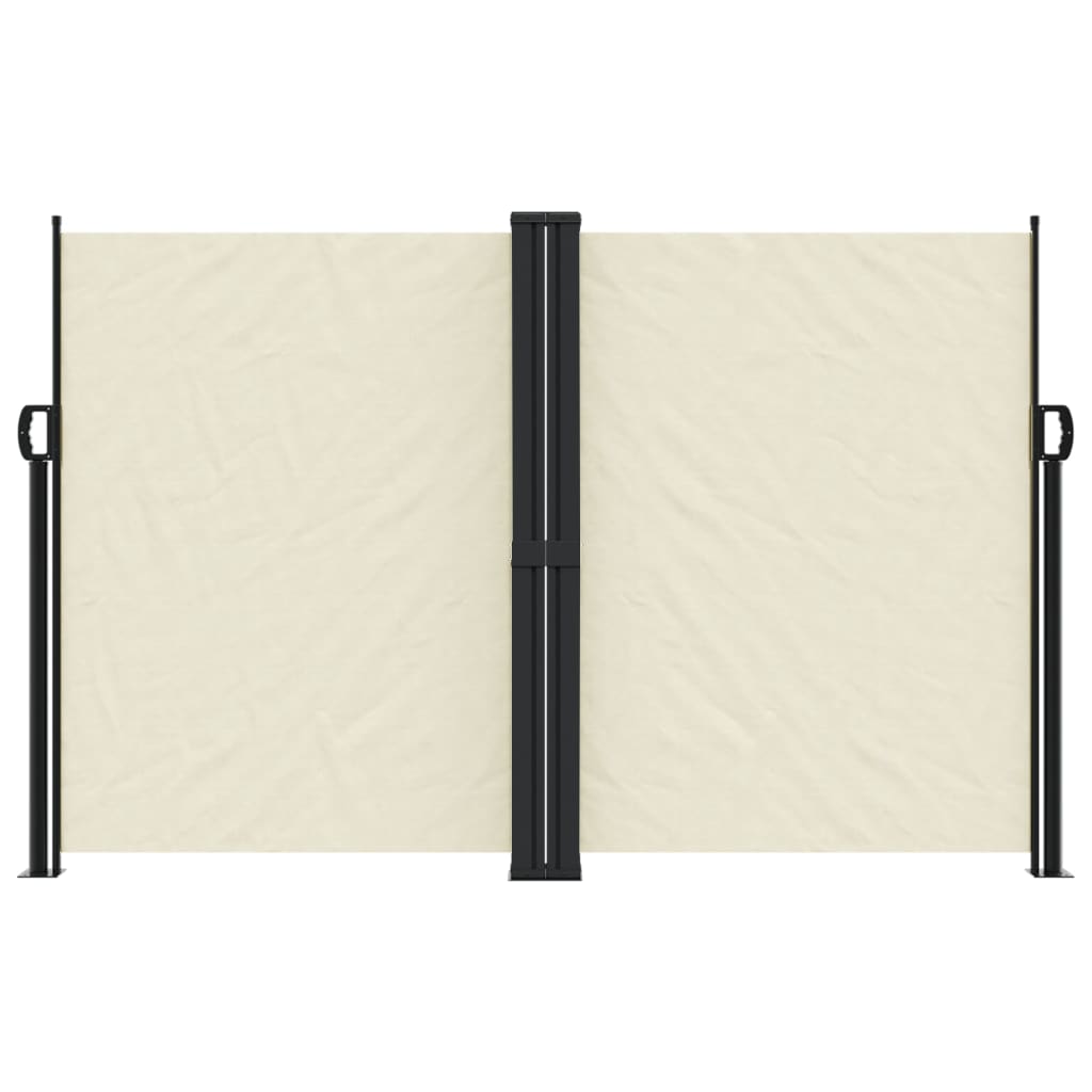 Vidaxx pare-vent extensible 160x1000 cm couleur crème