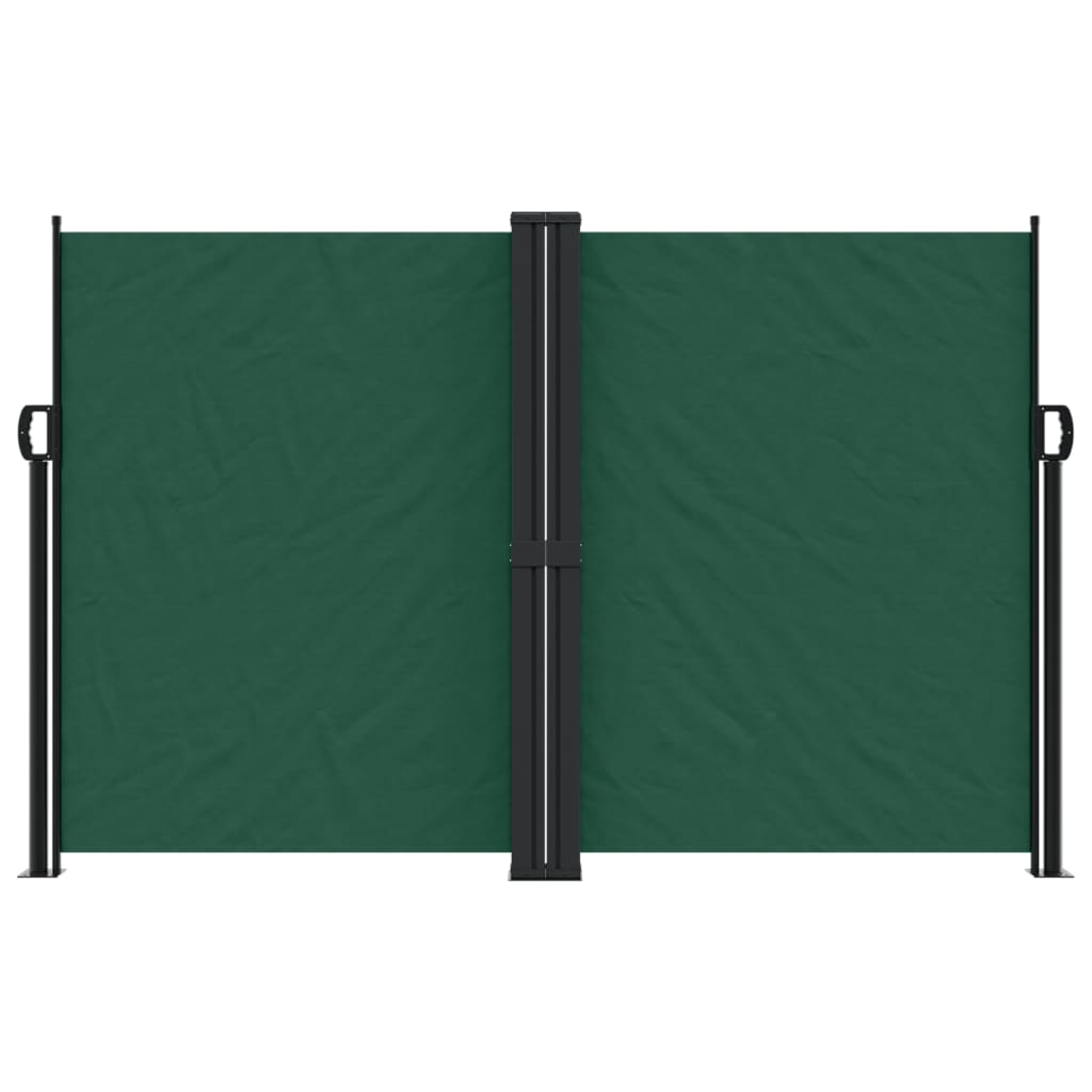 Vidaxx pare-vent extensible 160x1000 cm vert foncé
